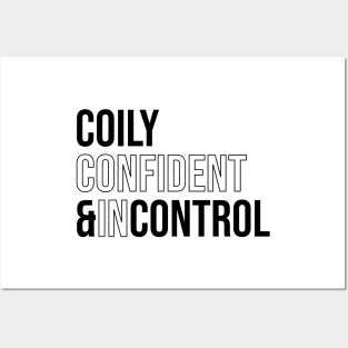 Coily and in Control Posters and Art